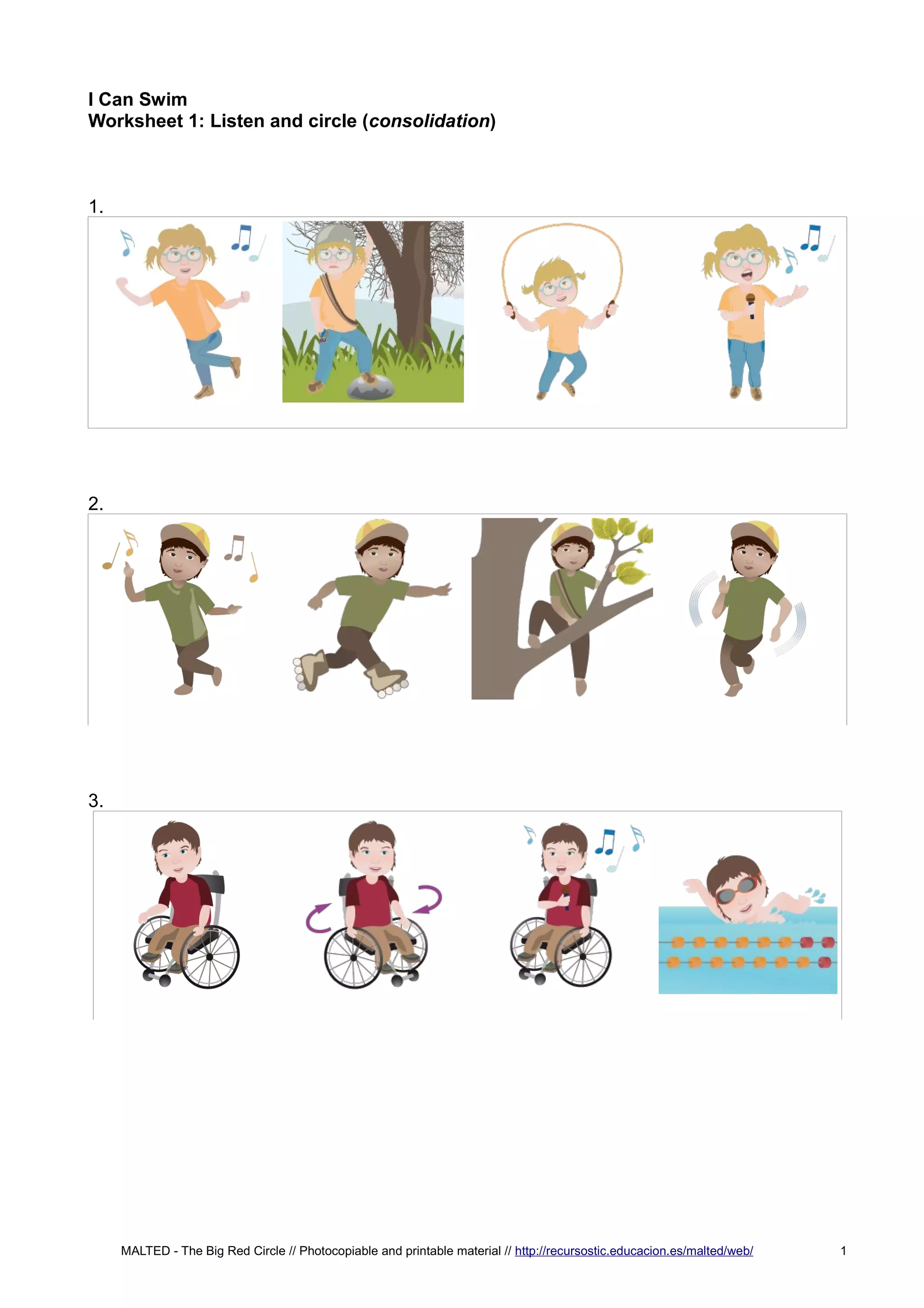 Kindergarten I can worksheet featuring a writing prompt for children