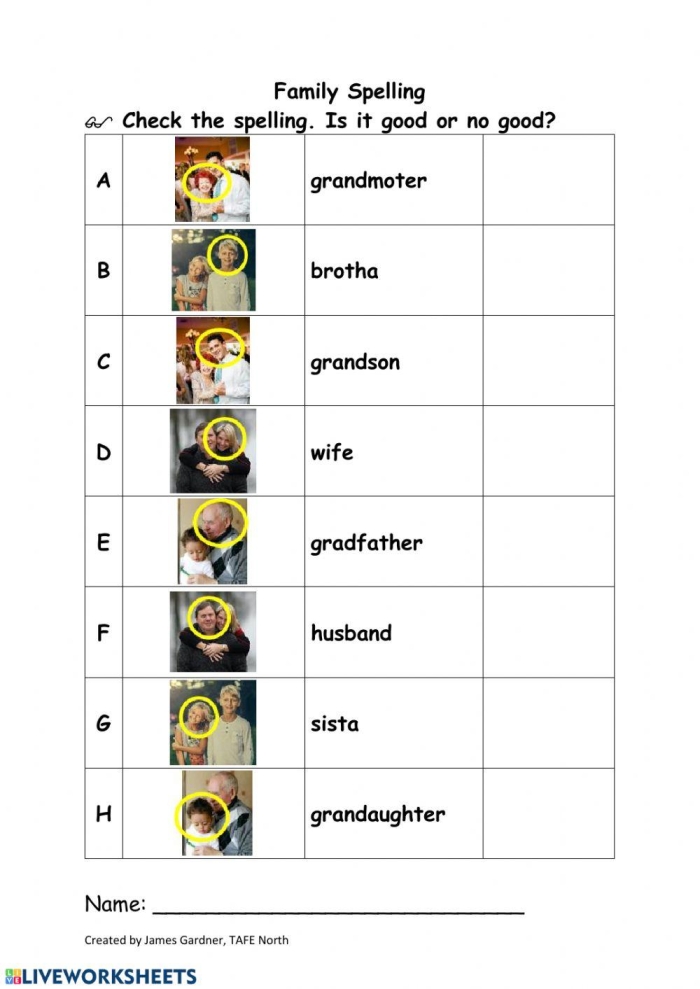 Cut-and-paste worksheet for practicing -ike family words in kindergarten