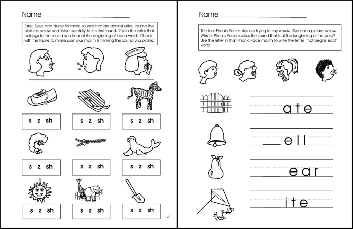 Phonemic Awareness Initial Sounds Assessment Activity 15 for Early Learners Kindergarten students identifying and circling pictures that begin with the same initial sound as the target word in this phonemic awareness worksheet