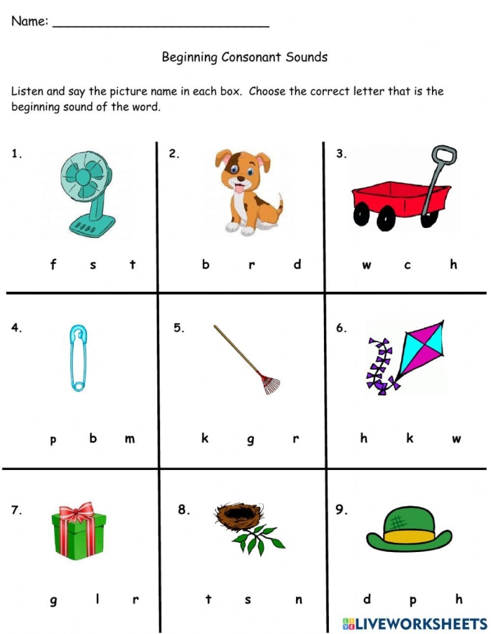 Reading worksheet for Kindergarten Image of a worksheet focused on L blends for kindergarten students, featuring picture matching activities. L blends worksheet for practicing consonant sounds with engaging visuals.