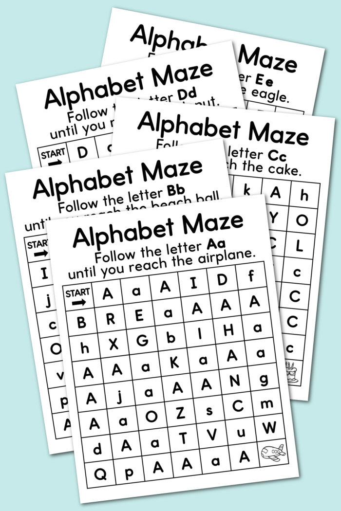 Engaging letter A maze for young learners in a fun and interactive worksheet format Kindergarten A maze worksheet featuring a path from an apple to a hand while tracing the letter A