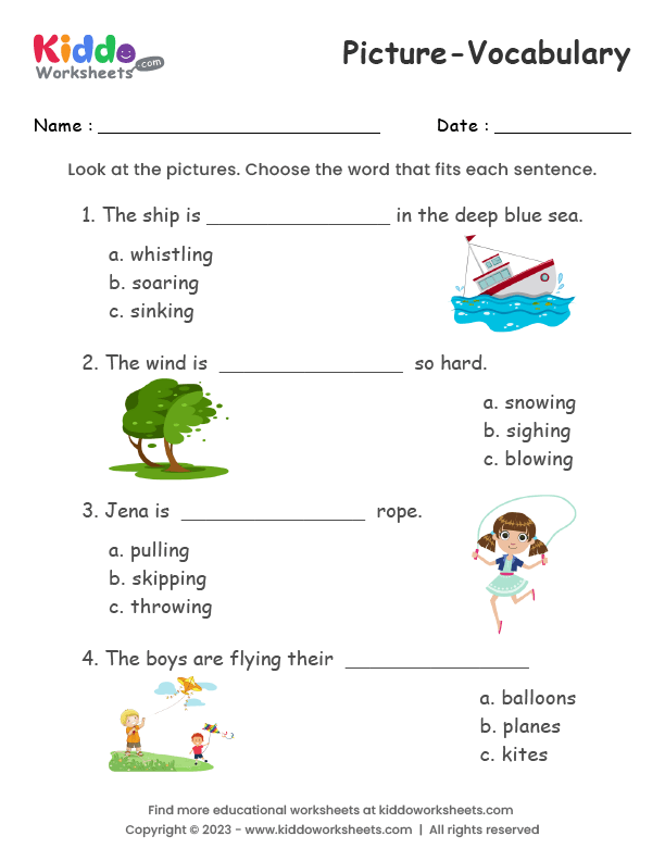 Kindergarten students practice letter blending with these printable vocabulary cards for the Constructing Words lesson