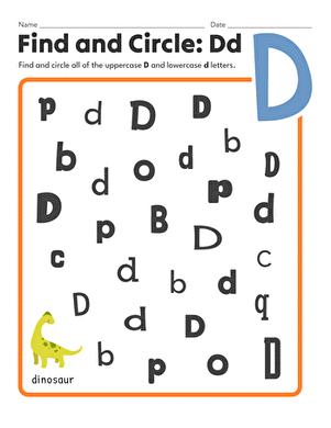 Colorful illustration of a picnic scene with hidden letter D objects and dragonflies for children to find