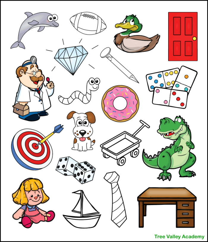 Kindergarten Find the Objects worksheet featuring hidden letter Ds and dragonflies at a picnic
