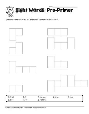 Kindergarten worksheet featuring a Letter Shapes Puzzle 5 exercise to practice handwriting and letter recognition