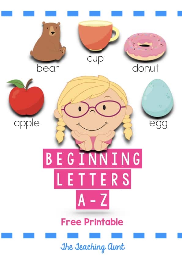 Kindergarten student completing a beginning letter sounds matching worksheet 25