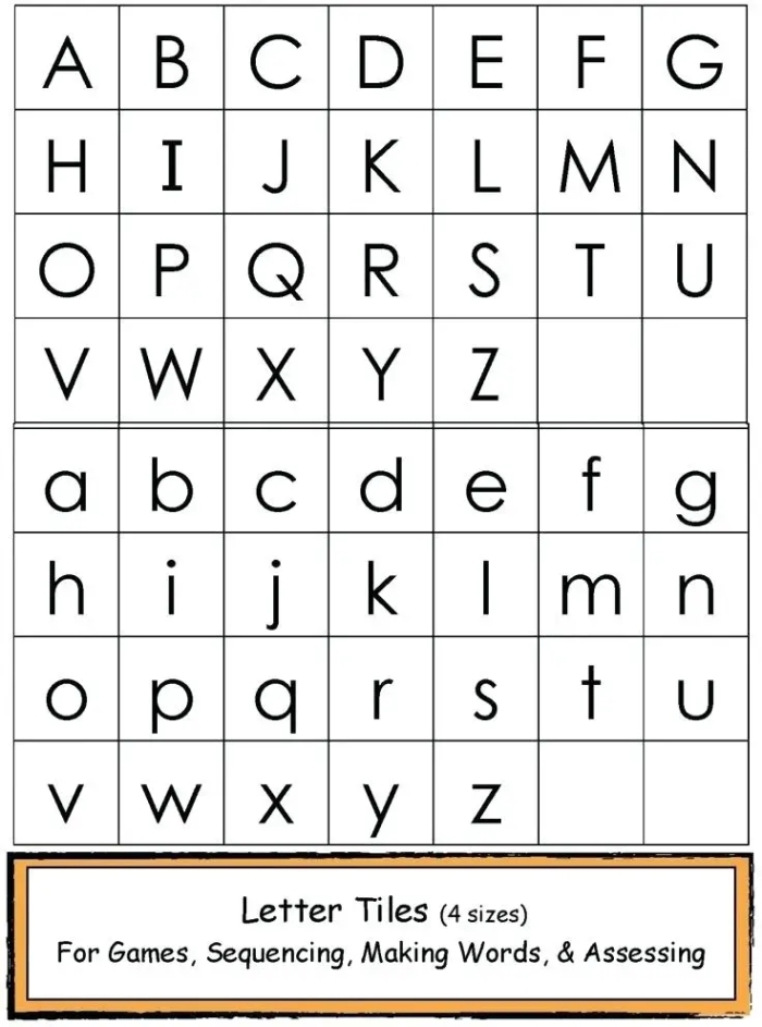 Lowercase letter recognition worksheet for kindergarten phonics assessment 19