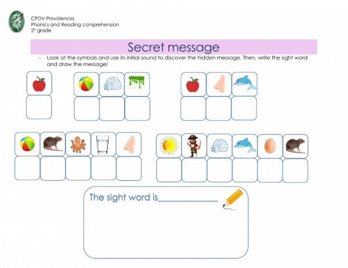 Worksheet for writing and drawing the sight word "made" for kindergarten students