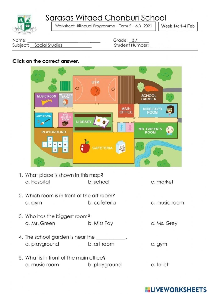 Map to School worksheet template for kindergarten students to illustrate their route to school. Creative mapping activity for early learners focused on numbers and counting.