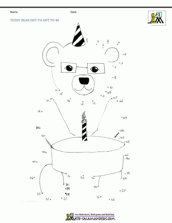 Hop Hop Dot-to-Dot Easter Number Learning Worksheet 6 Kindergarten student connecting dots on a fun Easter bunny themed math worksheet