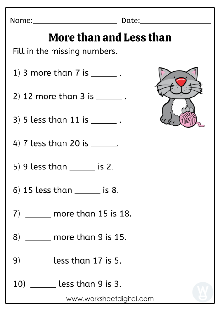 Kindergarten Math Worksheet: Comparing Flower Bunches to Learn More and Less Colorful flower bouquets showing groups with different quantities to help kindergarteners understand the concept of less