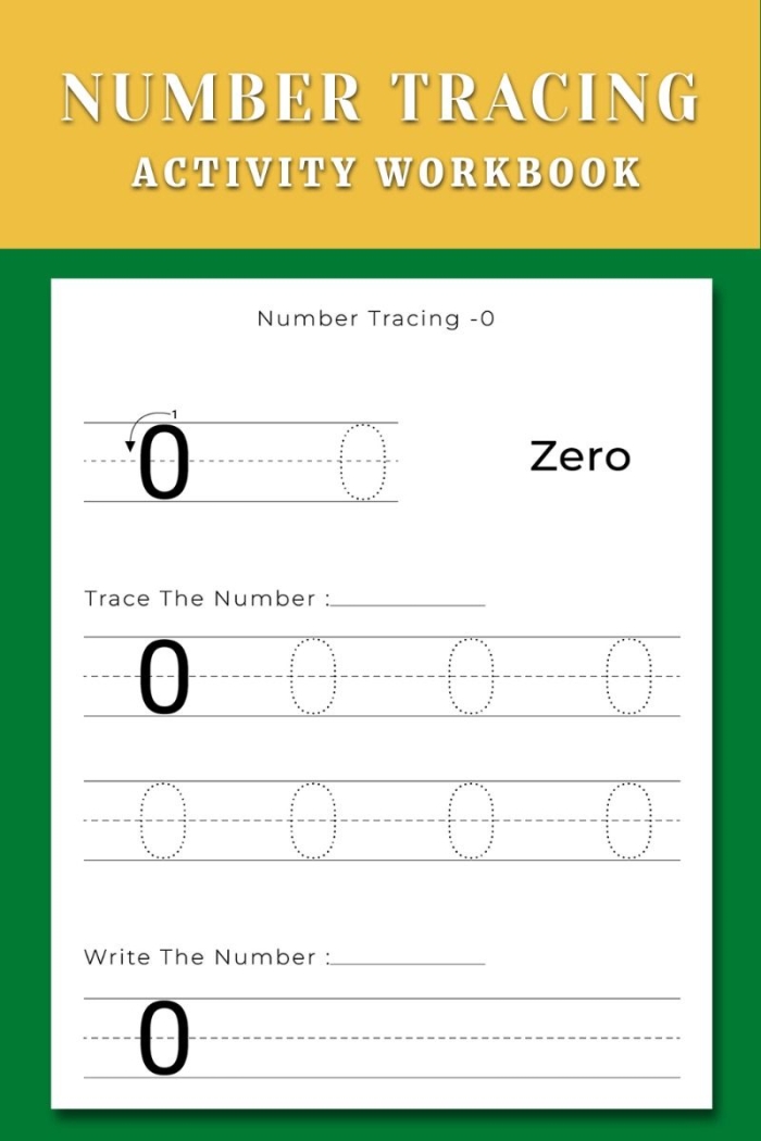Kindergarten student solving a math problem on a St. Patrick's Day themed Lucky Subtraction worksheet