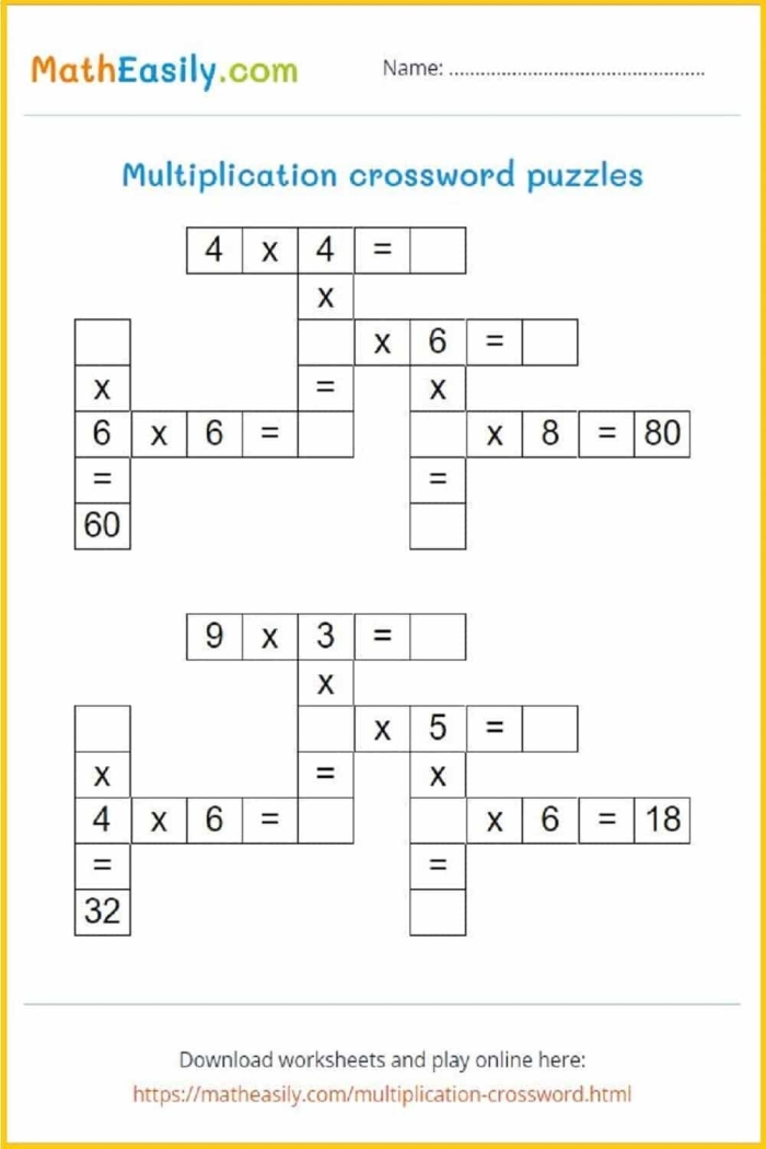Engaging math crossword puzzle to practice addition facts for young learners Addition crossword puzzle worksheet for kindergarten students focusing on sums to 10