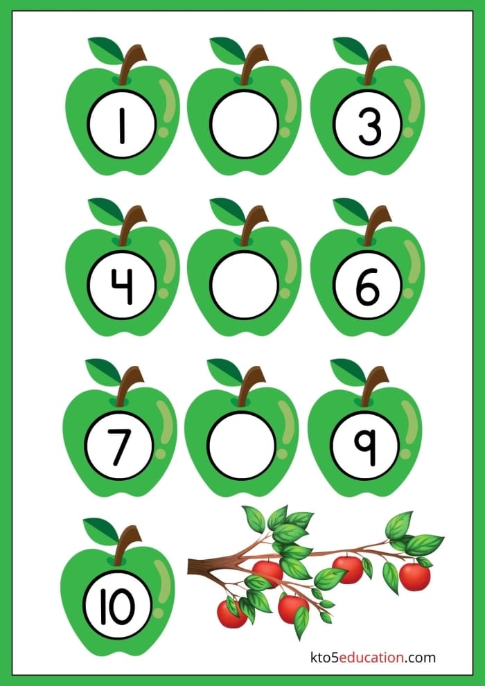 Worksheet for practicing missing numbers 1-100 on a hundred chart for young learners