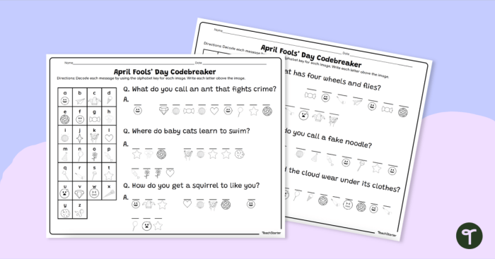 Secret Message 4 worksheet for kindergarten students learning multiplication