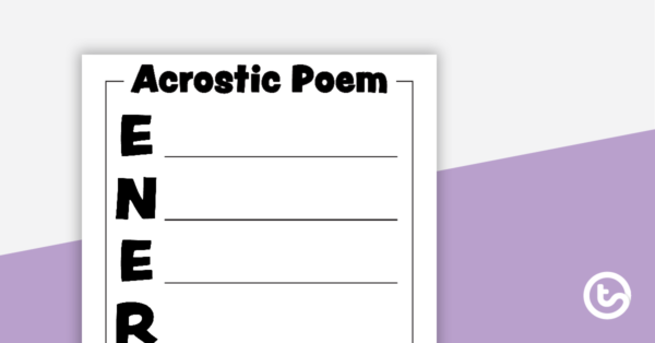 Engaging activity for young learners to explore acrostic poetry through nature themes Nature Walk Acrostic Poems worksheet for kindergarten students showing examples and prompts