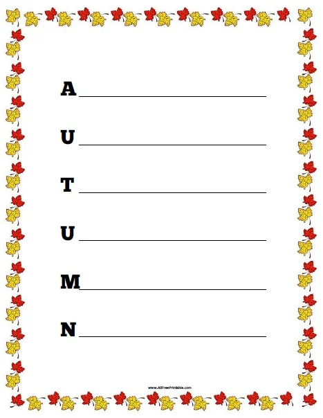 Grammar and Mechanics worksheet for Kindergarten Nature Walk Acrostic Poems worksheet for kindergarten students to learn and create poems. Engaging activity for young learners to explore grammar and mechanics through poetry.