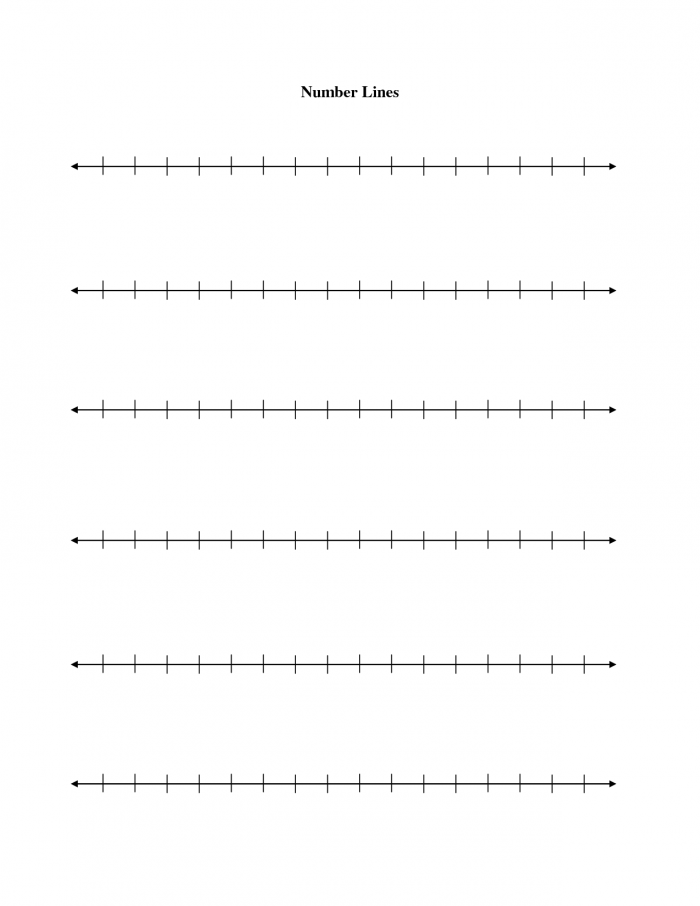 Visual aid for a Number Line Template 0-20 worksheet in early math education Number line template for kindergarten students to practice numbers 0-20
