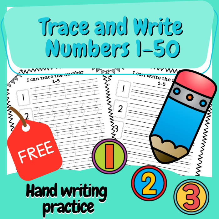 Kindergarten worksheet for practicing number one writing and counting bunnies in a graph