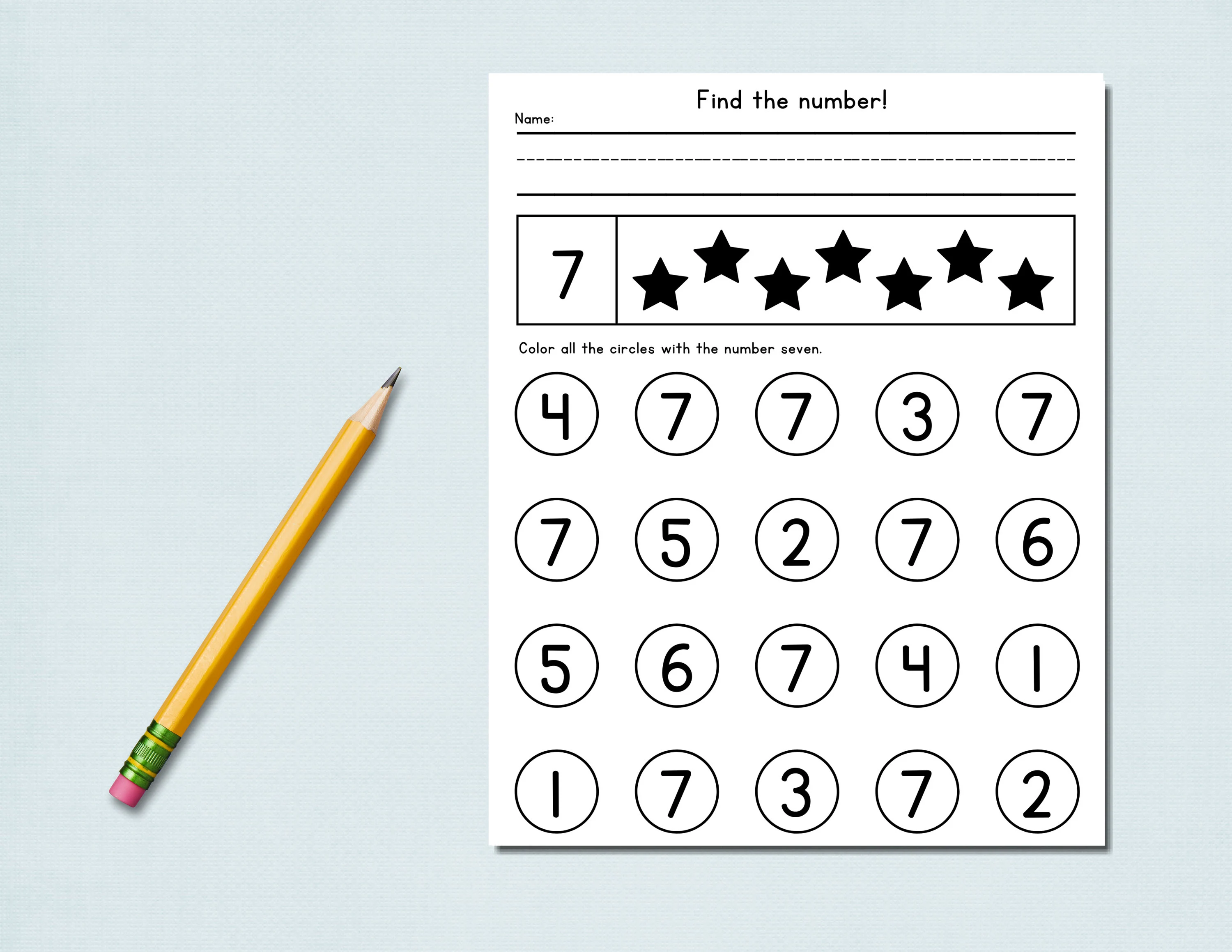 Recognizing Numbers 1-20 Assessment Activity 15 Kindergarten worksheet showing number recognition exercises with numbers from 1 to 20 for assessment purposes