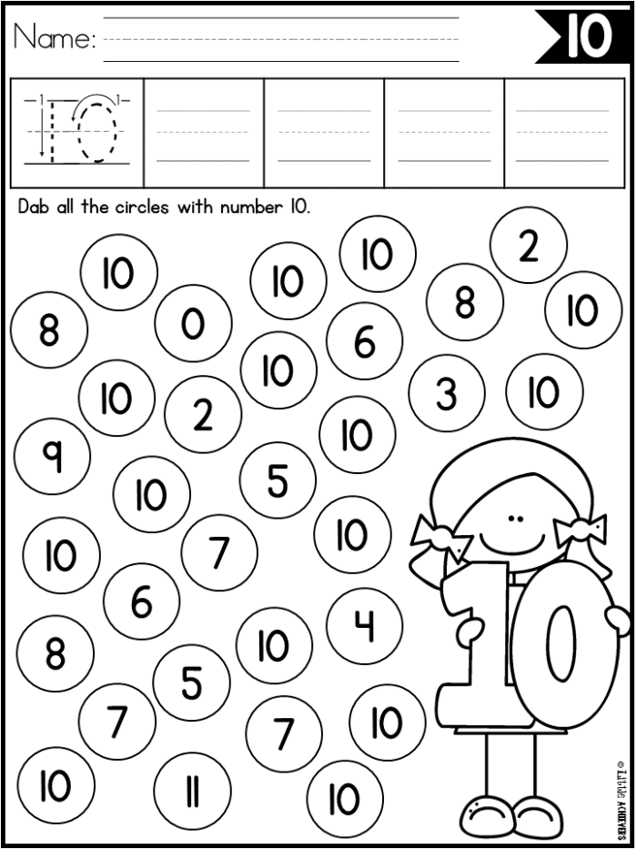 Recognizing Numbers to 20 Assessment Activity 14 Kindergarten worksheet showing number recognition activities with numerals and counting objects from 1 to 20