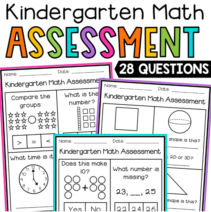 End of Year Assessment worksheet focusing on numbers to 100 for Kindergarten students in Spanish
