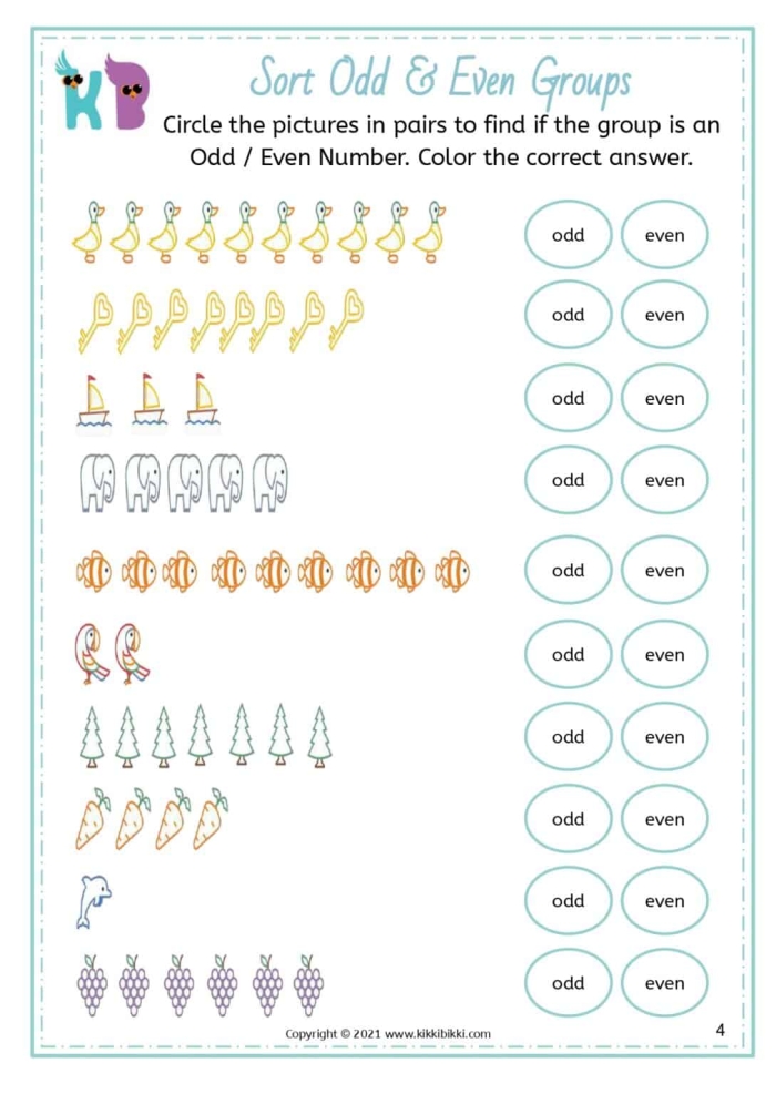 Geometry worksheet for Kindergarten Colorful math board game for kindergarteners to identify odd and even numbers. Engaging worksheet to enhance counting skills and number sense.