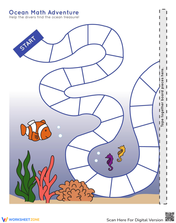 Geometry worksheet for Kindergarten Colorful math board game worksheet for kindergarteners to identify odd and even numbers. Engaging Odd or Even Math Board Game for young learners.