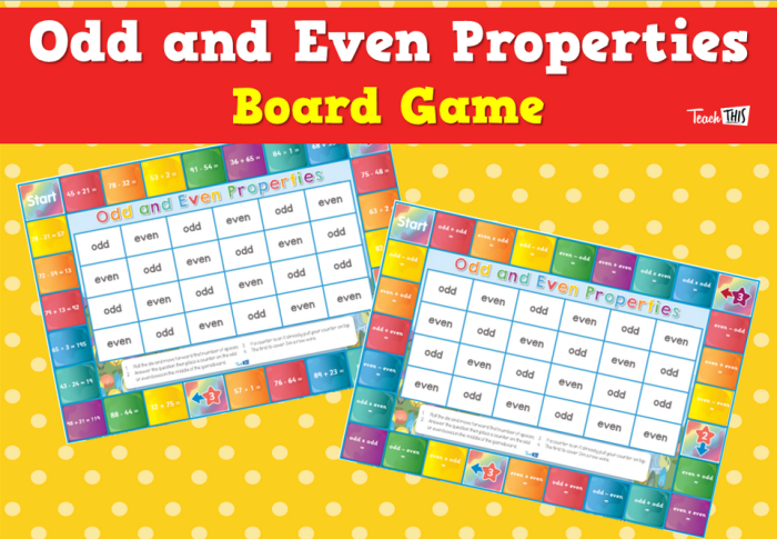 Engaging worksheet for practicing counting and number sense in geometry Bright and colorful math board game for teaching odd and even numbers to kindergarteners
