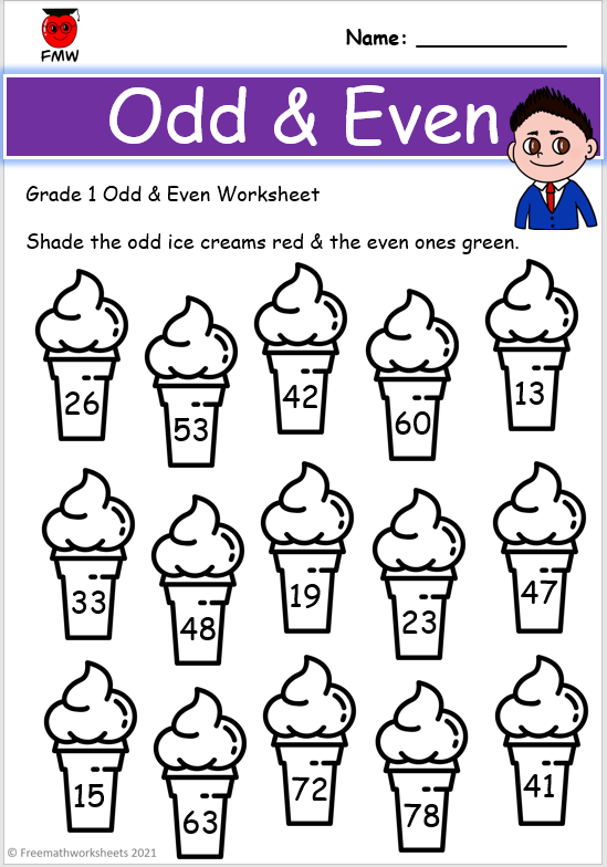 Geometry worksheet for Kindergarten Colorful math board game worksheet for kindergarteners to identify odd and even numbers. Engaging Odd or Even Math Board Game for young learners.