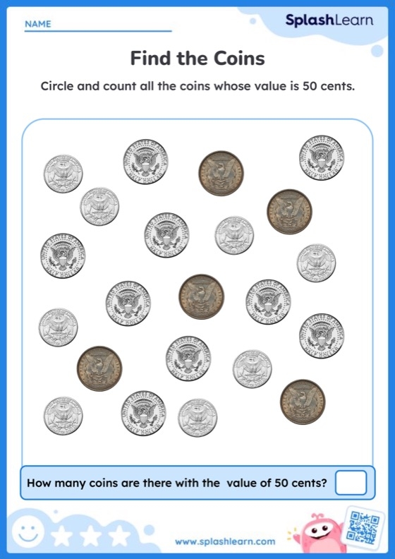 Kids engaging with the Learn the Coins: The Penny worksheet, tracing letters and counting coins. Fun educational activities for kindergarten students to enhance phonics skills.