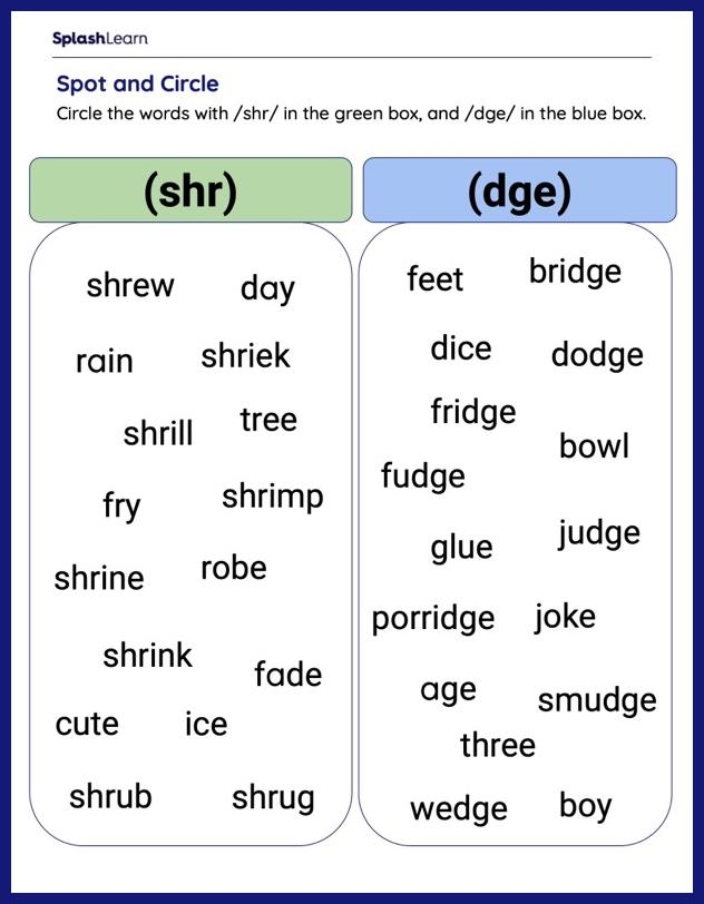 Kindergarten student circling pictures that begin with matching letter sounds in a phonics activity