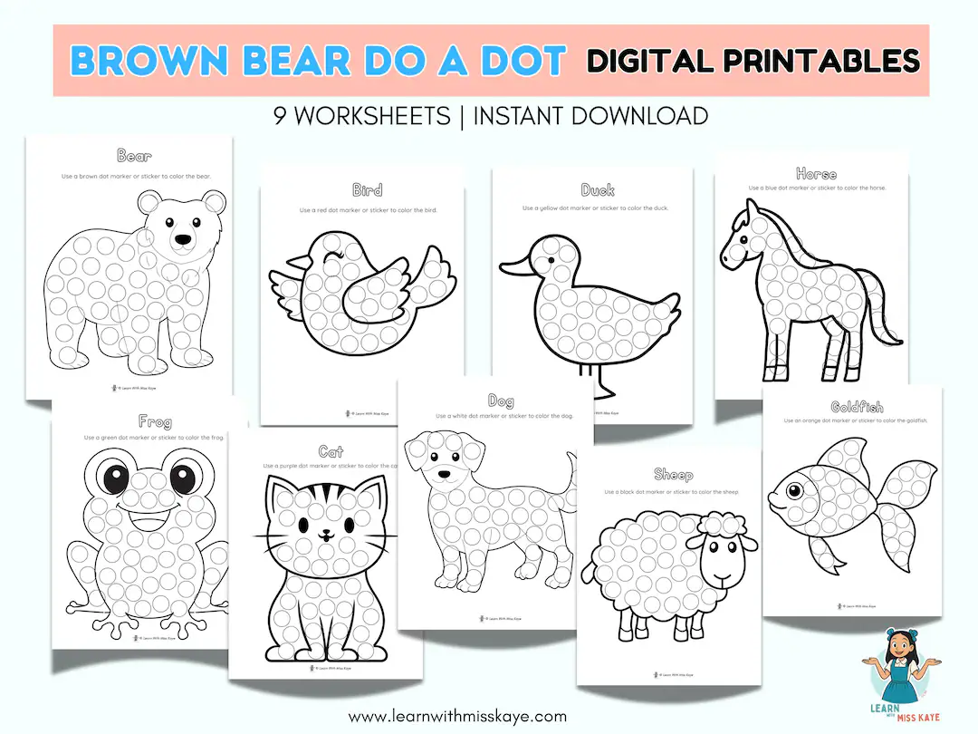 Kindergarten printable mini book worksheet featuring a hungry duck for phonics and reading practice