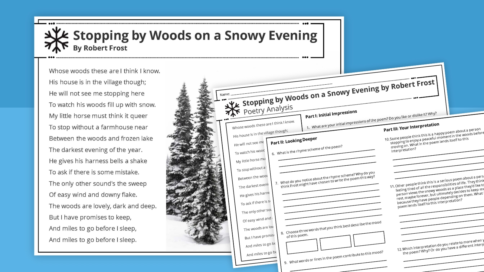 Kindergarten student finding letter S examples on the Poetry in the Snow alphabet worksheet 15