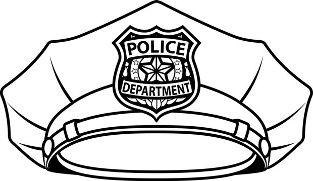 Kindergarten girl and boy police officer coloring pages worksheet
