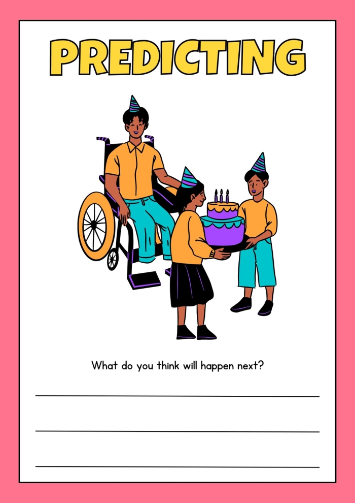What Will Happen Next Worksheet 11 for Kindergarten Reading Kindergarten reading worksheet featuring an astronaut story about predicting future events