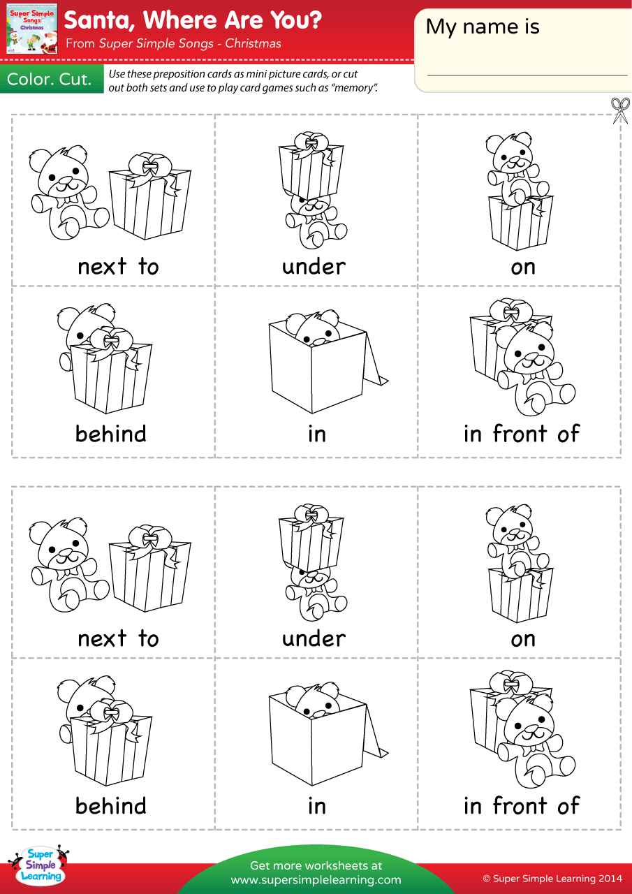 Kids engaging in preposition exercises while drawing in a fun worksheet