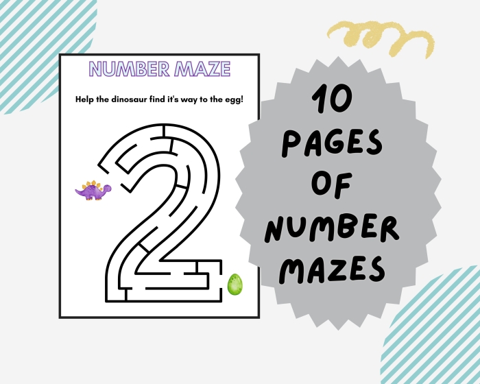 A kindergarten prince character navigating a winding path through numbers 1 to 20 to reach Rapunzel in her tower