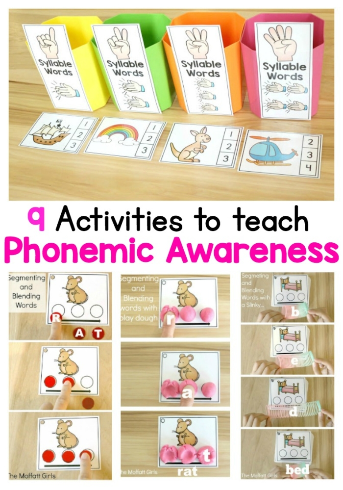 Worksheet for assessing rhyming word recognition in kindergarten students
