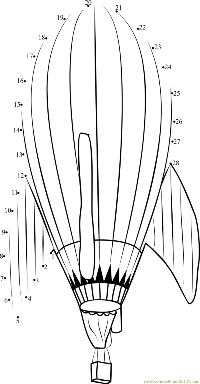 A fun dot-to-dot worksheet where kids connect the dots to create a rocket ship while practicing counting to 10