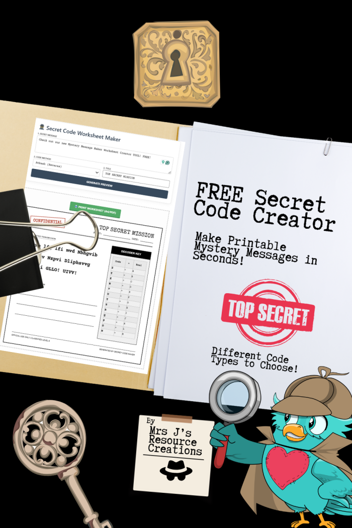 Secret Message 2 worksheet for kindergarteners featuring a fun puzzle for young detectives