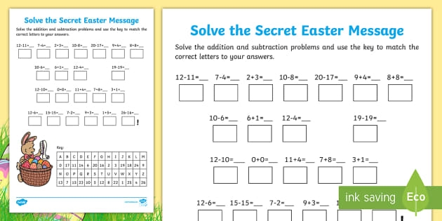 Secret Message 2 worksheet designed for kindergarten students to uncover hidden messages through a fun puzzle. Engaging reading activity for young detectives to enhance their problem-solving skills.