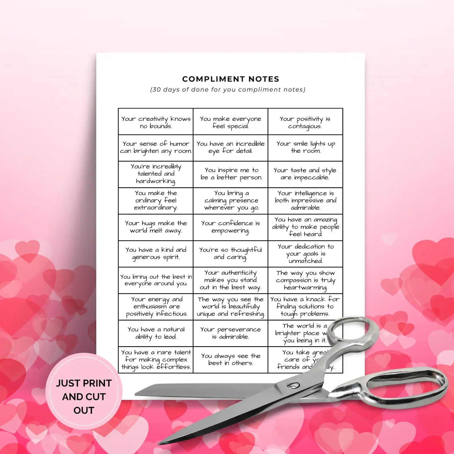 ALT text: Kindergarten social emotional learning worksheet showing three blank compliment note templates with spaces for drawings and written messages for a friend, teacher, and family member