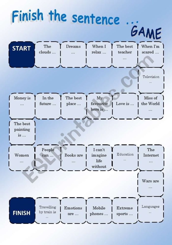 Finish That Sentence Worksheet for Kindergarten Reading Practice Kindergarten worksheet featuring sentences for students to complete about a dog's adventure