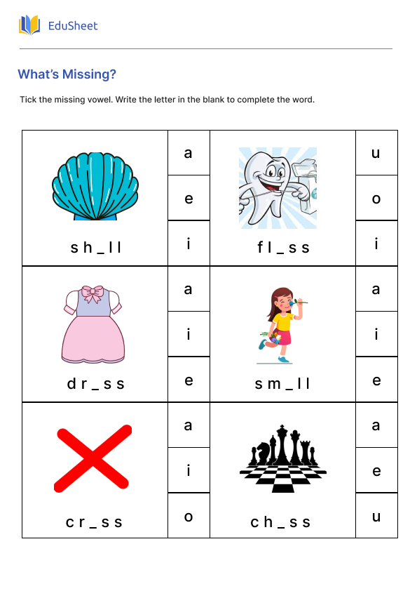 Kindergarten What is Missing worksheet focusing on the sight word can