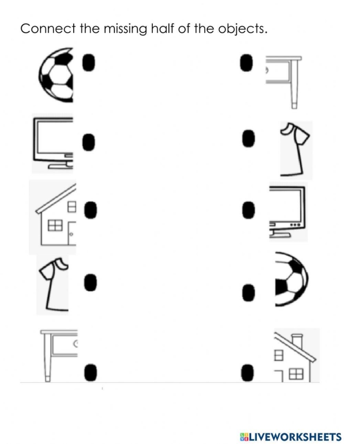 Printable "What's Missing?" worksheet for kindergarten sight word practice