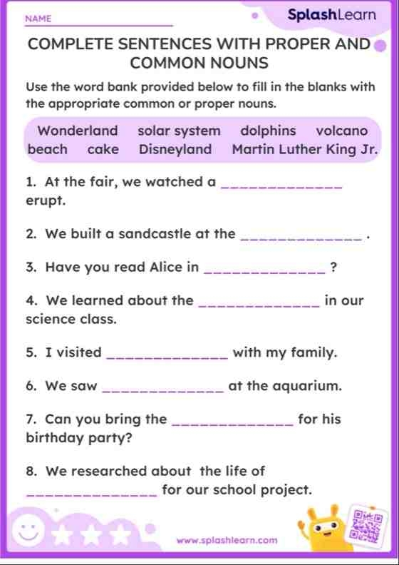 Kindergarten student working on a Complete the Sentence Common Sight Words worksheet 13