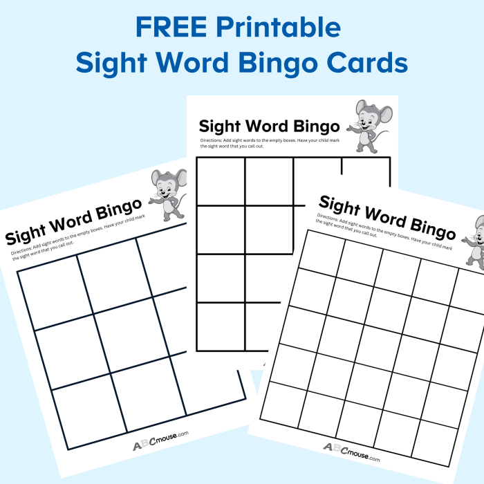 Fun bingo activity for learning common sight words in kindergarten reading class Kindergarten students playing sight words bingo game with colorful cards and markers