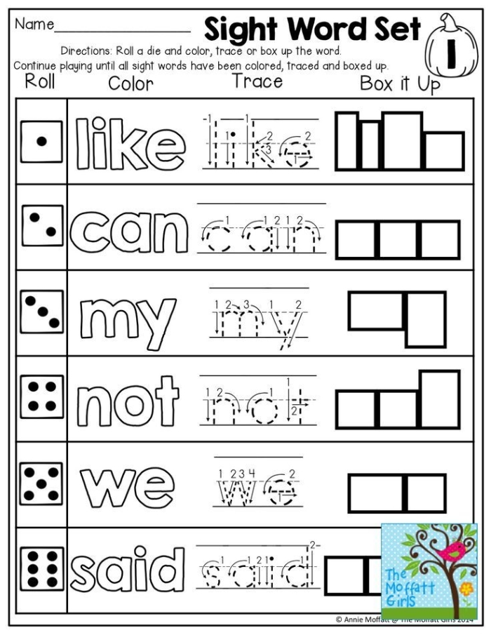 Printable Kindergarten Sight Words Worksheet 24 Year to Yours Kindergarten sight word flash cards for Year to Yours vocabulary practice