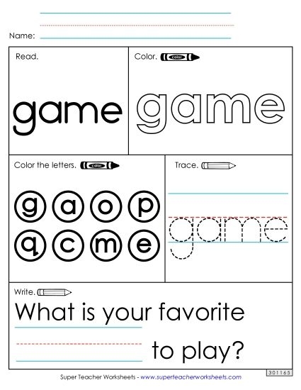 Bright and engaging sight words practice game for beginning readers Kindergarten sight words game worksheet with colorful visual activities to build early reading skills